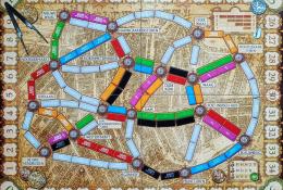 Ticket to Ride Amsterdam - mapa Amsterdamu