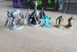 Extra figurky ( mini expanze) + sólo (dřevo) + Mercenary ( žoldáci k najmutí)