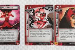 SCARLET WITCH - karta hrdinky a karty UPGRADE