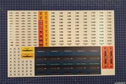 Unterseeboot: U-Boat Solitaire - DIY Nevyloupané žetony z plastu tl. 1 mm s potiskem