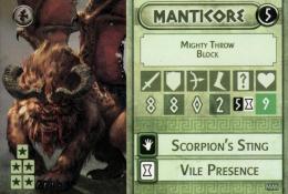 MANTICORE - Recruitment cards