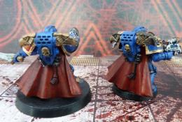 Ultramarines Captains zezadu, moje malba