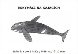 Eskymáci na kajacích - obrázek