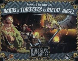 Massive Darkness 2: Heroes & Monster Set – Bards & Tinkerers vs Metal Angel - obrázek