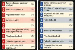 Přehledové karty Rychlých šípů a Bratrstva kočičí pracky