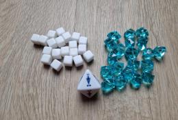 Markers - ukazatele, Crystals, magic die - pro solo