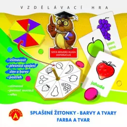 Splašené žetonky - Barvy a tvary