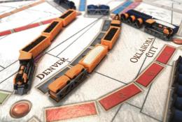 Novy set pre Ticket to Ride, nove vagoniky a rusen (3D print multicolor)