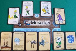 Munchkin - list postavy při hře