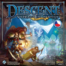 Descent 2. edice + desky hráčů