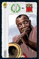 7 Wonders: Leaders - Louis Armstrong Promo Card - obrázek