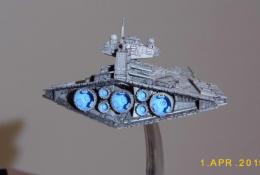 Victory II clas Star Destroyer, miniatura zezadu.