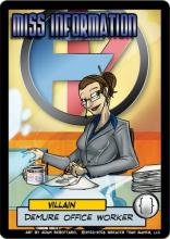 Sentinels of the Multiverse: Miss Information Villain Character - obrázek