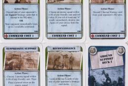 Strategy cards -  Ground support deck I (+ rub vpravo dole)