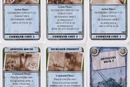 Strategy cards - Artillery deck I (+ rub vpravo dole)