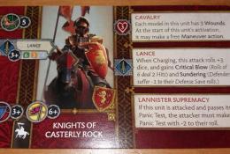 KNIGHTS OF CASTERLY ROCK: Karta