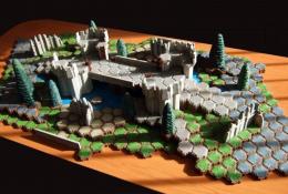 Heroscape - mapa Battle Bridge