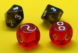 2x d6 attack dice + 2x d10 noise dice