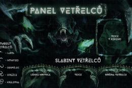 Hrací deska - Panel vetřelců 