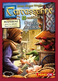 Carcassonne: 2. rozšíření - Kupci a stavitelé - obrázek