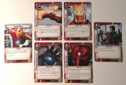 IRON MAN - karta hrdiny a karty UPGRADE